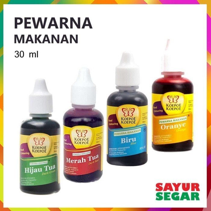 

[CIBUBUR] PEWARNA MAKANAN [30ml]