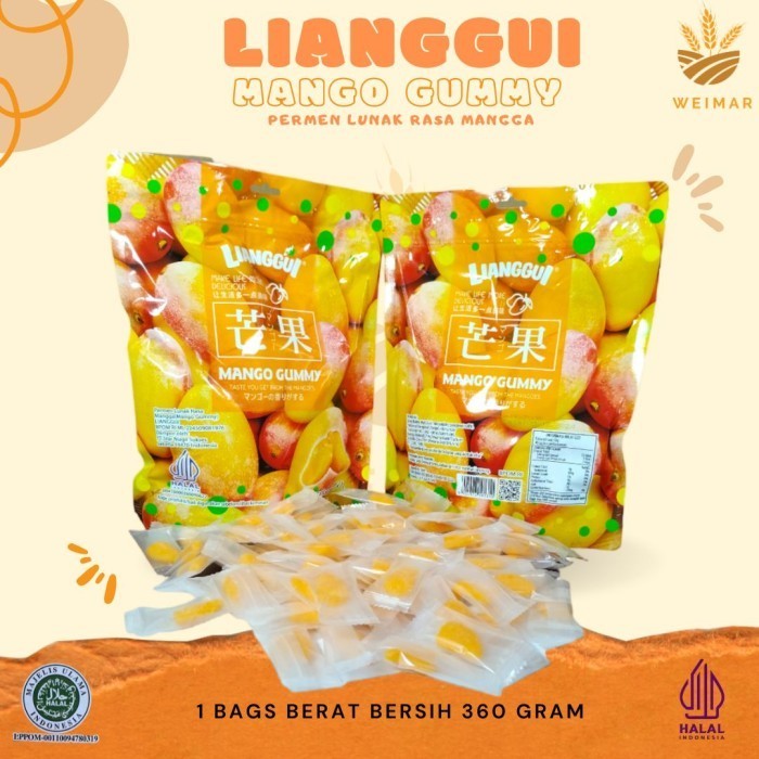 

Permen K Mango Gummy Lianggui Permen Viral