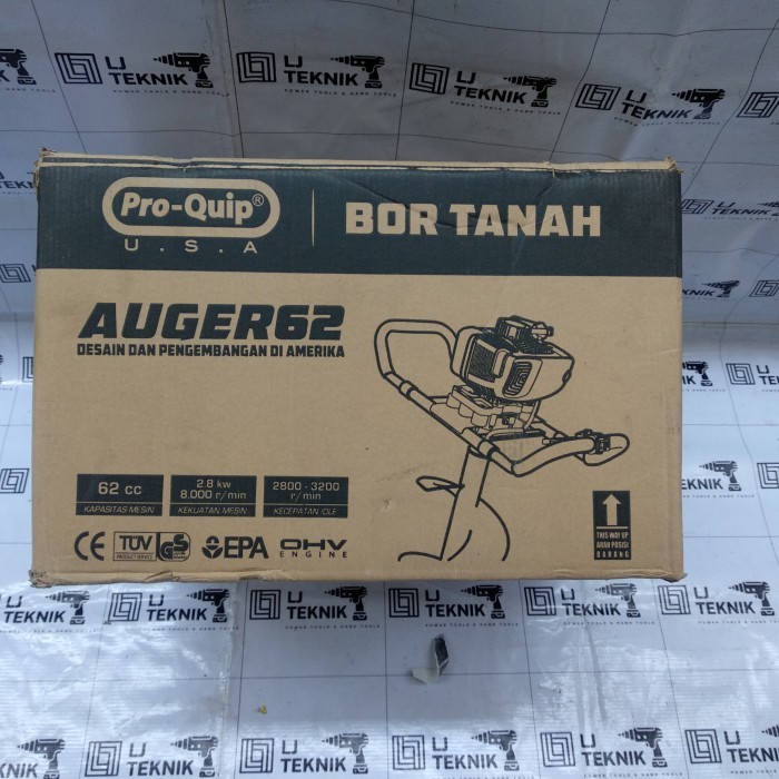PROQUIP MESIN BOR TANAH BIOPORI 2 TAK 62CC STROSS 25 X 80 CM AUGER62