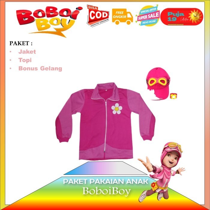 Kostum Jaker Boboiboy Yaya Perempuan