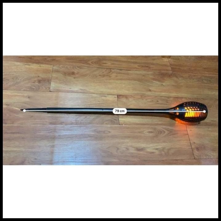 LAMPU OBOR API 51 LED TENAGA SURYA LAMPU TAMAN TANCAP OTOMATIS MINI