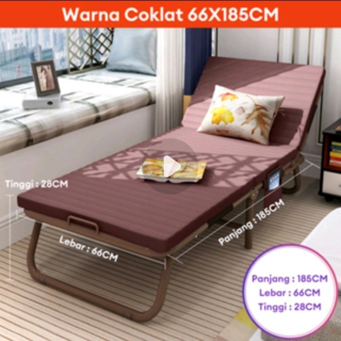 

Ranjang Lipat Portable Folding Bed Besi Kokoh Berkualitas