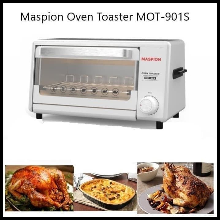 ELECTRIC OVEN TOASTER LISTRIK 9 LITER LOW 500 WATT MASPION MOT 901S