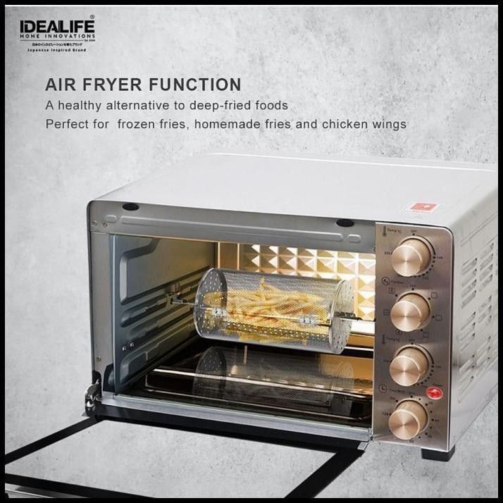 OVEN LISTRIK OVEN KOMPOR PEMANGGANG ROTI KUE 35 L IDEALIFE IL-335