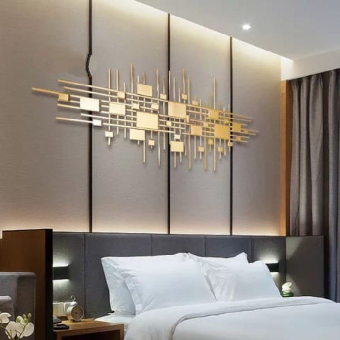 

Ll Decor Hiasan Dinding Ruang Tamu Besi Premium Best Quality