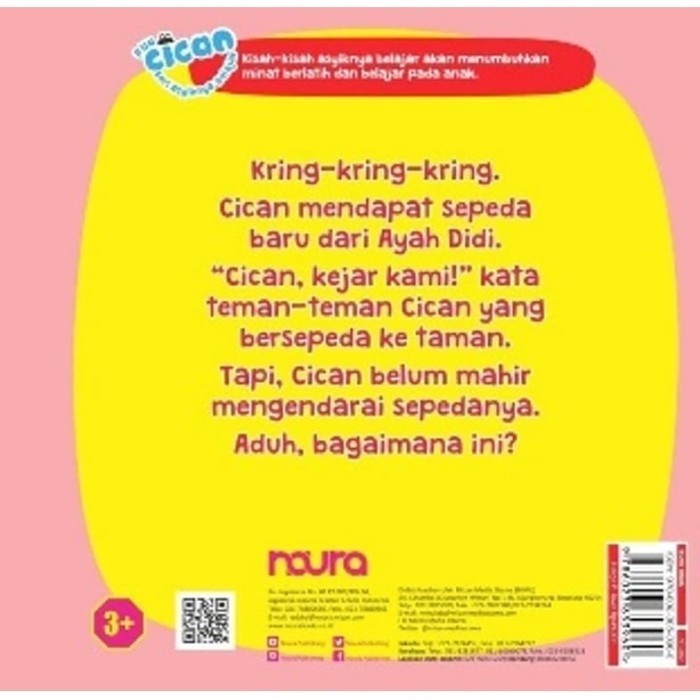 

Seri Fun Cican: Kring-Kring! Cican Naik Sepeda (Boardbook)