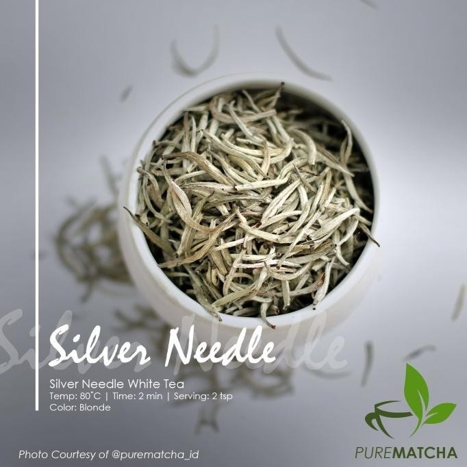 

Artisan Cafe Tea Silver Neddle Indonesia White Tea Teh Putih 100Gr