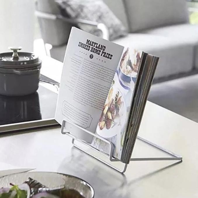 Penyangga Buku / Penahan Buku Berdiri / Book & Tablet Stand Holder