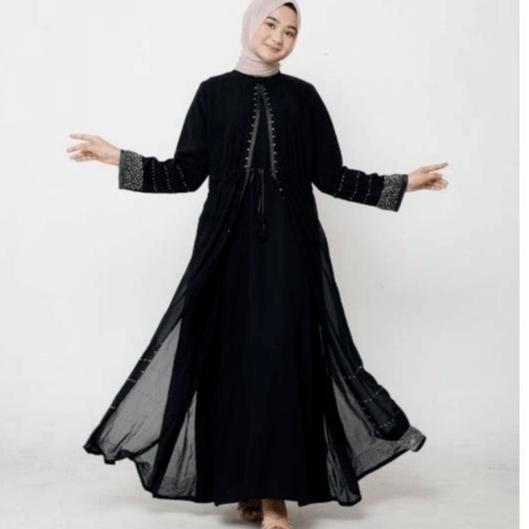 Gamis Abaya Remaja Hitam Tuey Baju Lebaran Gamis Abaya Remaja
