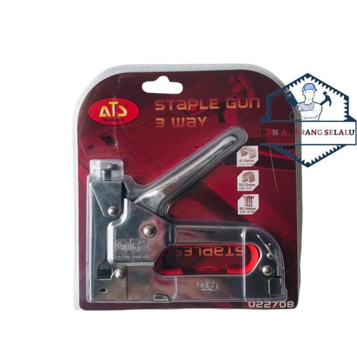 

Staples Gun Tacker Ats 3 Way 4-14Mm / Tembakan Staples Star