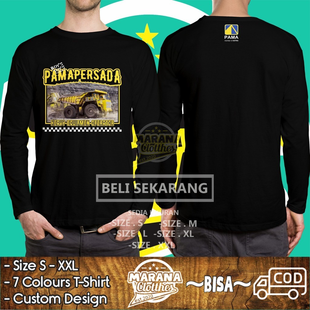 Kaos Pama Persada Street Wear Style DB Lengan Panjang Kaos Distro