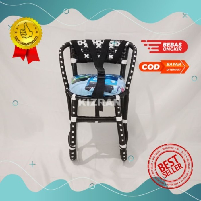 Boncengan Anak Motor Bebek Gigian Kursi Rotan Tempat Duduk Bayi Jok Ba