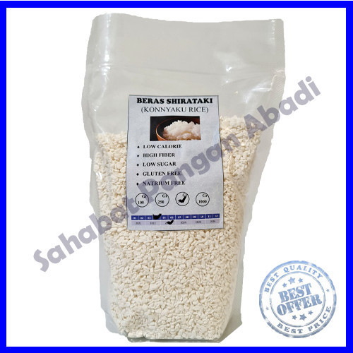 

Beras Shirataki Konyaku Konnyaku Grain Keto 500 Gr