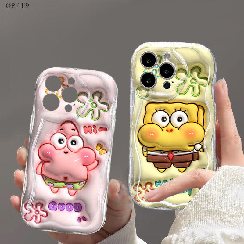 Casing Hp Untuk OPPO F9 F11 F23 5G SpongeBob 3566 Sofcase Cassing