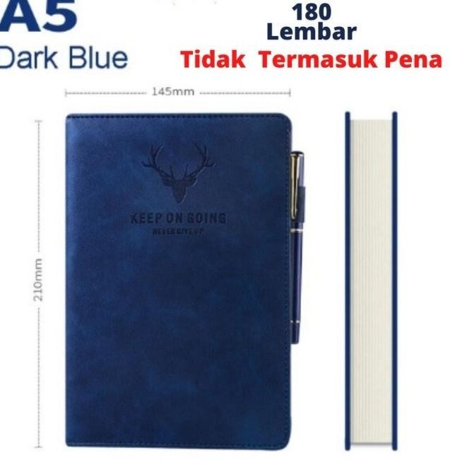 

Buku Jurnal Agenda Catatan Perjalanan A5 Aesthetic Notebook 180 Lembar Baktioktavianiseller