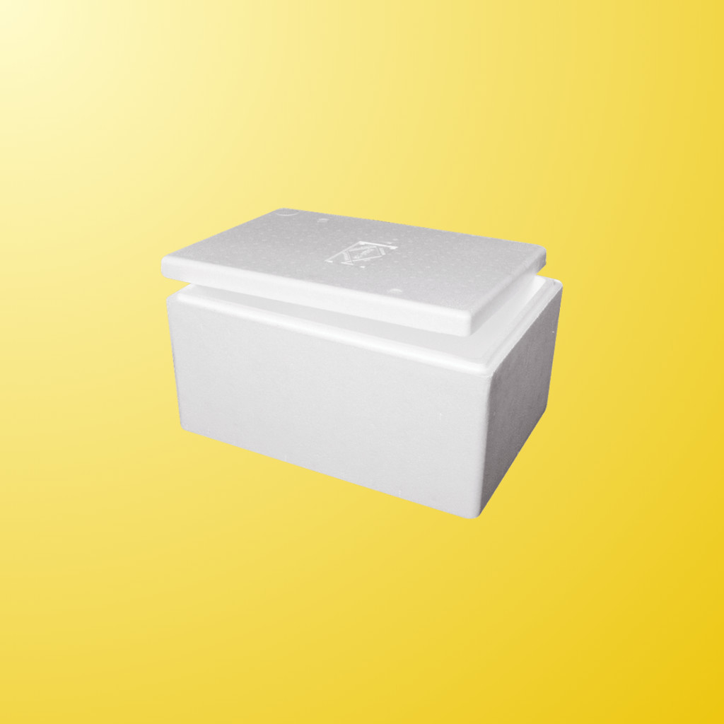 Styrofoam Box + Es Batu