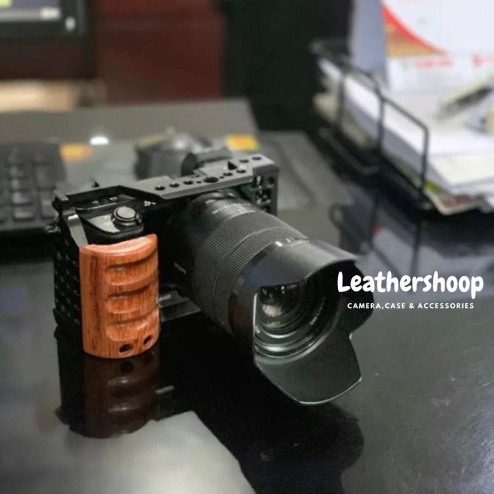 Cage Rig Sony A6000 A6100 6300 6400 6500 Bracket Wood & Metal Plate