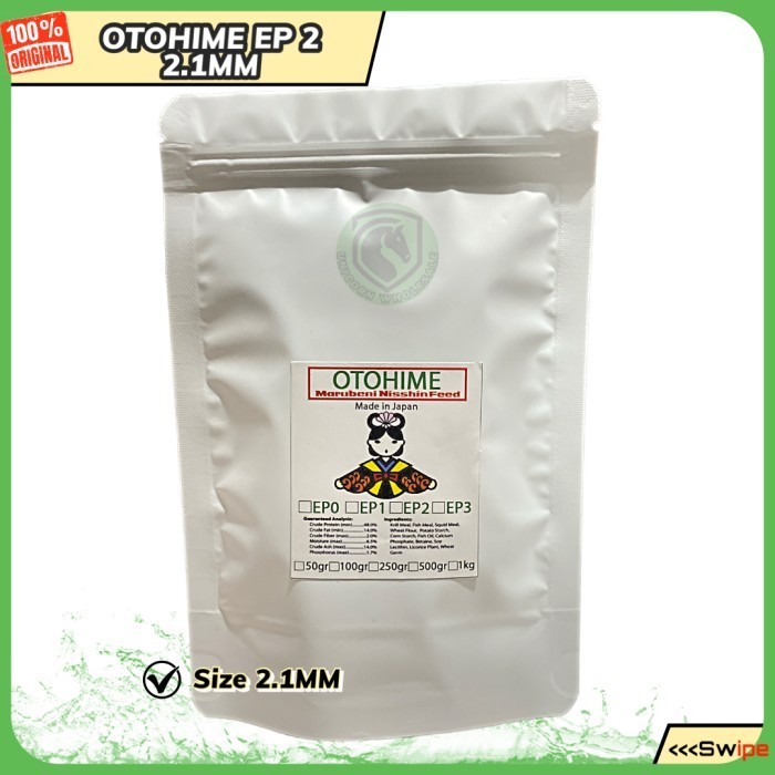 PELET OTOHIME EP2 PAKAN IKAN HIAS 500 GRAM