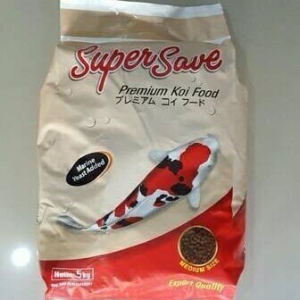 PAKAN IKAN KOI SUPERSAVE KOI 5KG 5MM