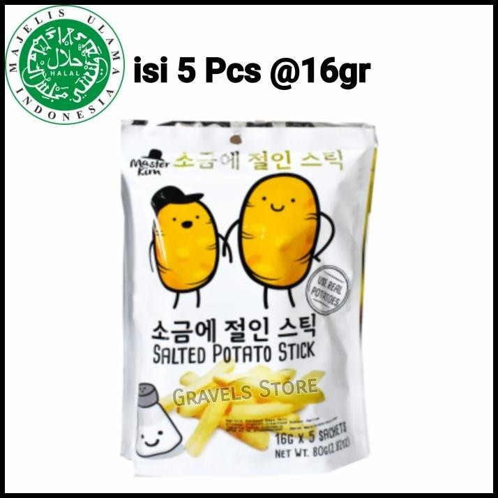 

[Logo Halal] Master Kim Salted Potato Stick - Snack Kentang Asin