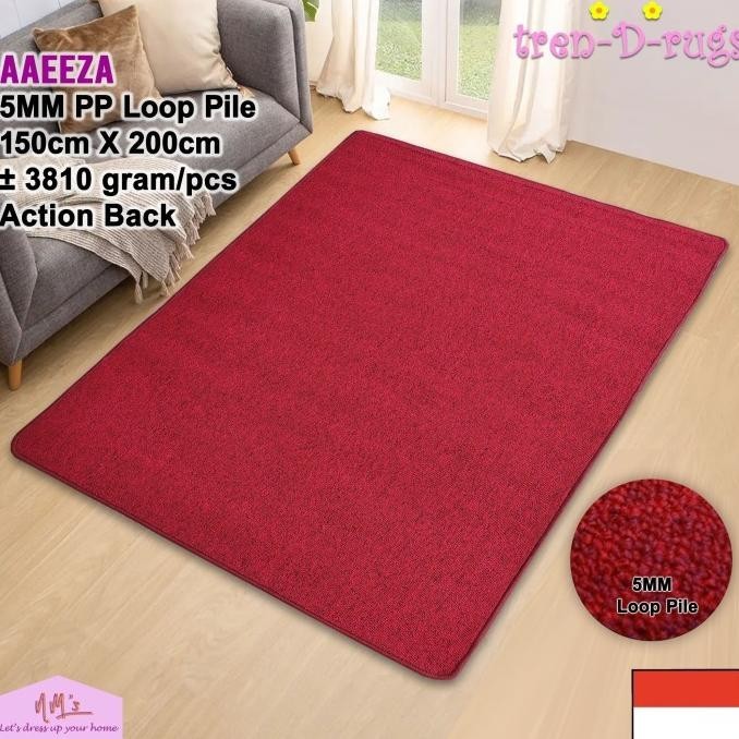 Tren-D-rugs Karpet Polos Bulu Murah Lantai Permadani Minimalis-NMs