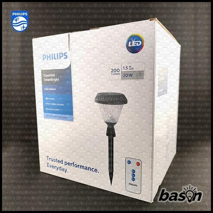 PHILIPS BGC010 SOLAR BOLLARD + SPIKE - LAMPU TAMAN TENAGA SURYA