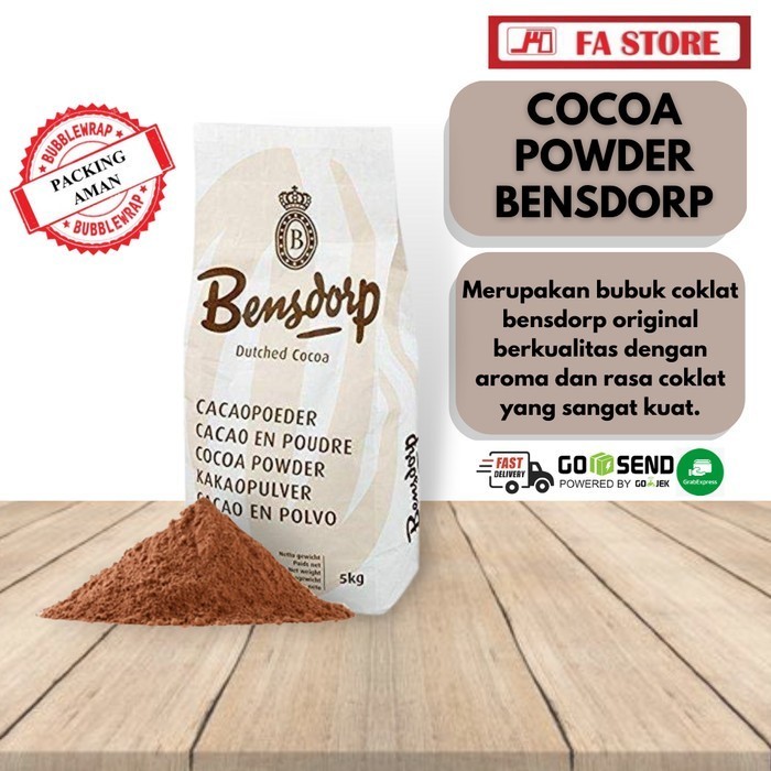 

HIGH FAT COCOA POWDER 22/24 MERK BENSDORP ORI 500 g K01