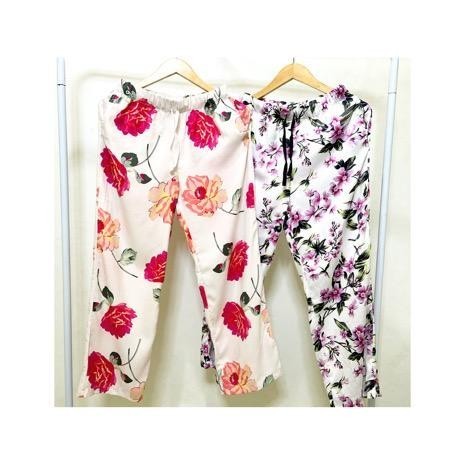 Victoria Secret Pajamas Pants Silk Satin K01