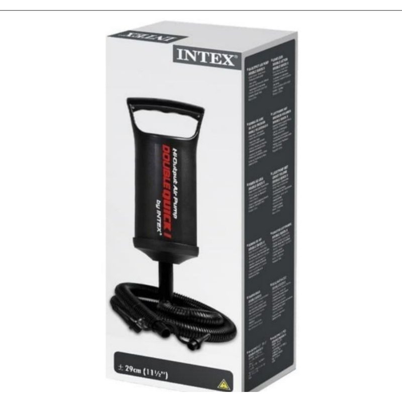 Pompa tangan /ban renang/ Intex Double Quick 68612 ORIGINAL /angsa swan/ ban renang angsa
