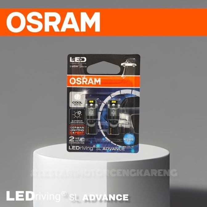OSRAM Lampu Led Senja T10 W5W 2980CW 6000K