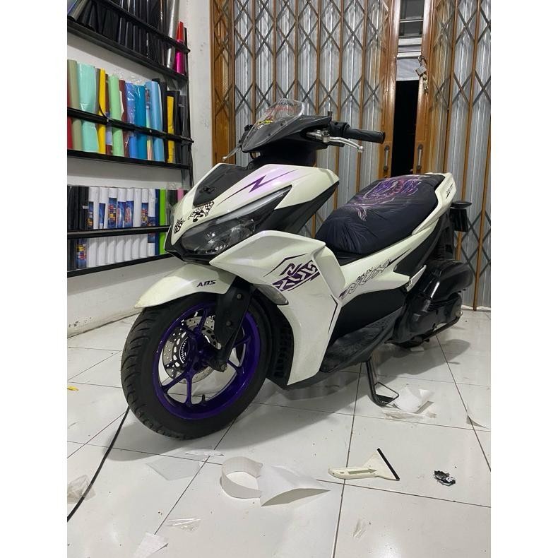 ARV6 Cutting Sticker Striping Variasi Aerox New 155 Nvx stiker aerox new striping nvx aerox new stri