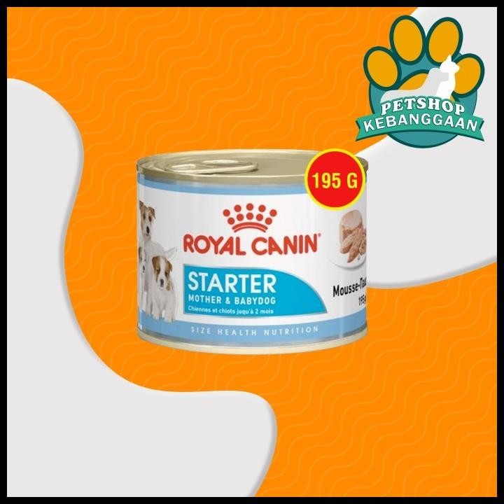 Makanan Anjing Royal Canin Starter Mousse 195 Gram