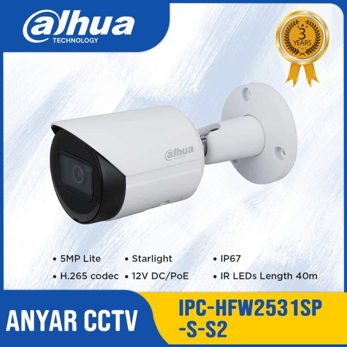 Ip Camera Dahua Dh-Ipc-Hfw2531Sp-S-S2