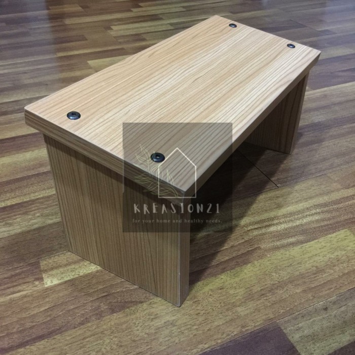 Ready Stok - Bangku Dingklik Kayu Meditasi Doa