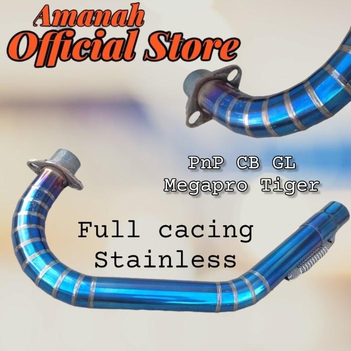 Leheran leher knalpot stainles cb100 cb 125 gl 100 GL 125 Import Premium