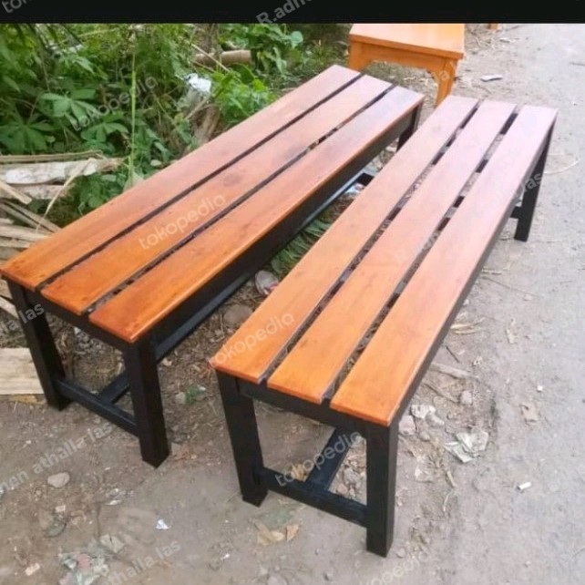 Ready Stok - Bangku Besi Panjang