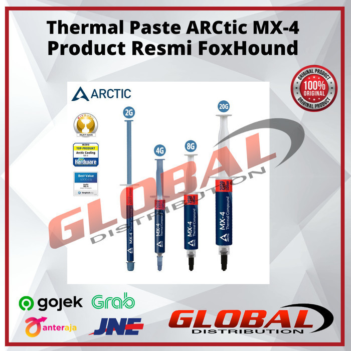 THERMAL PASTE ARCTIC COOLING MX-4 4GRAM - THERMAL PASTE ARCTIC MX4 4GR