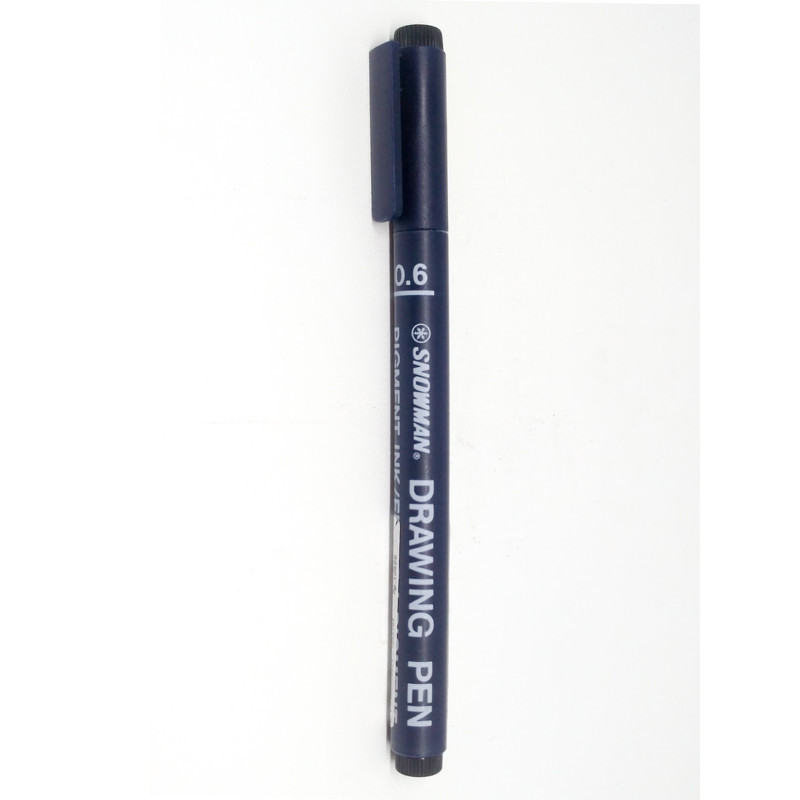 

Snowman-Drawing Pen 0.6 Warna Hitam