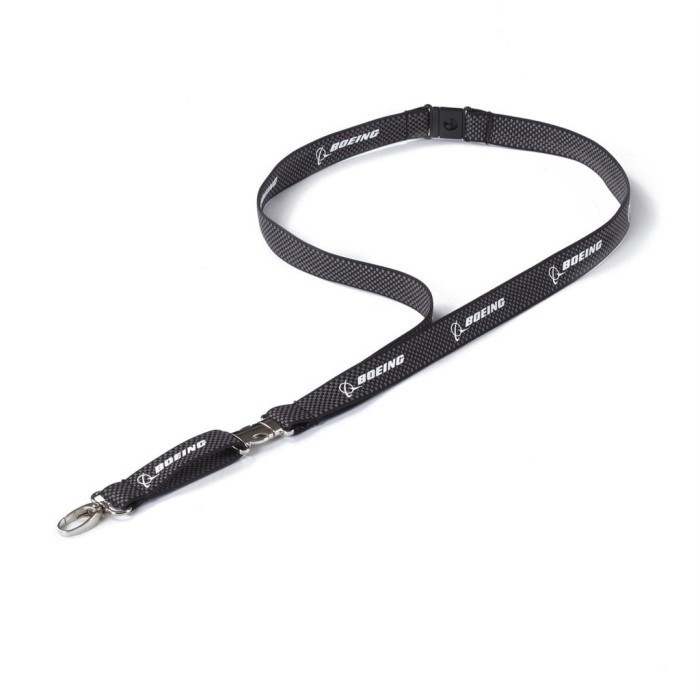 

Lanyard/ Tali Id Card Boeing Carbon Woven Official Merchandise