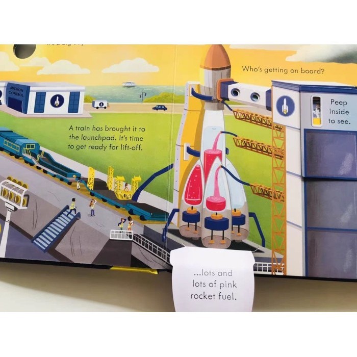 Usborne Peep Inside How A Rocket Works Association Uk Space Agency