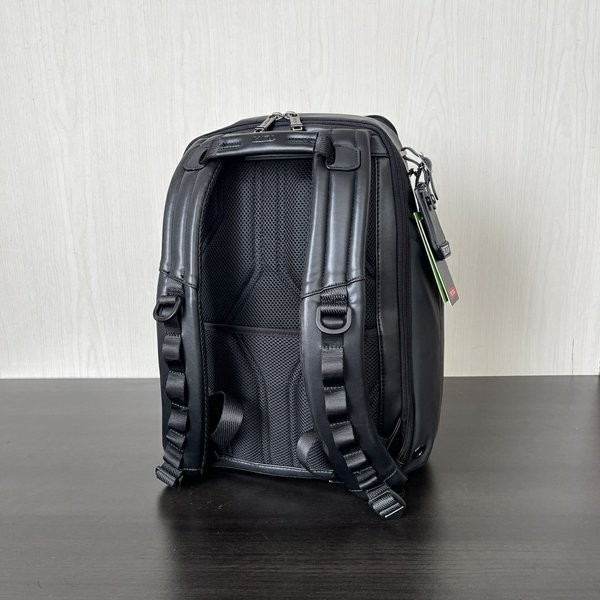 Tas Tumi Ransel Alpha Bravo Search Free Embos Kulit Leather Backpack