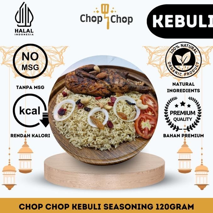 

Chop Chop Kebuli Seasoning - Bumbu Kebuli Langsung Pakai Tanpa Msg BS66
