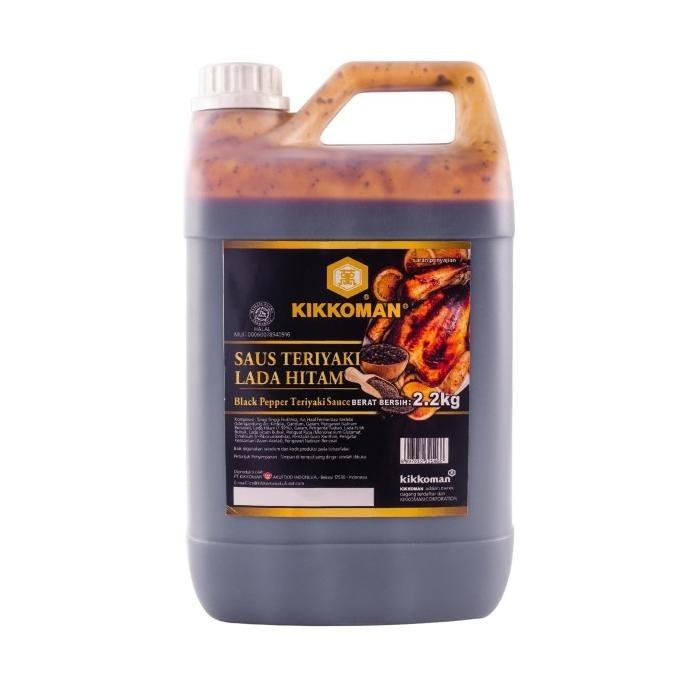 

Kikkoman Teriyaki Lada Hitam Sauce HALAL Jerigen 2L HT