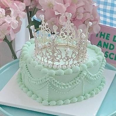 Topper Kue Cake Mahkota Crown Princess Ulang Tahun Birthday Ultah