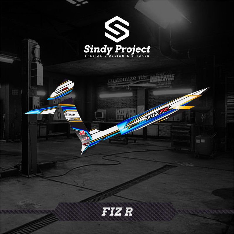 Striping Sticker Stiker Motor Fiz R Fiz-R kode 002
