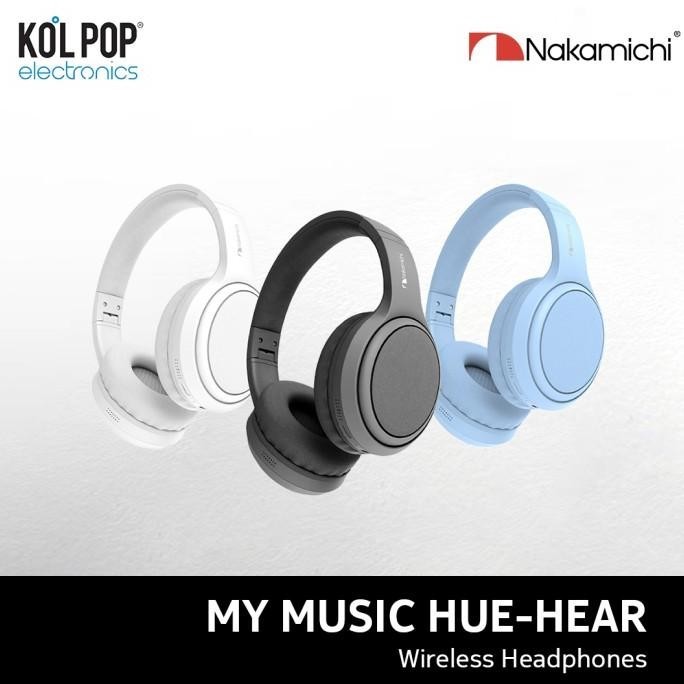 Nakamichi My Music Hue Hear Wireless Super Bass Bluetooth Headphones