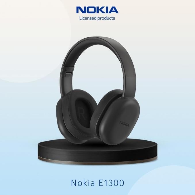 Nokia Essential Wireless Headphones E1300 Bluetooth 5.3 - Black