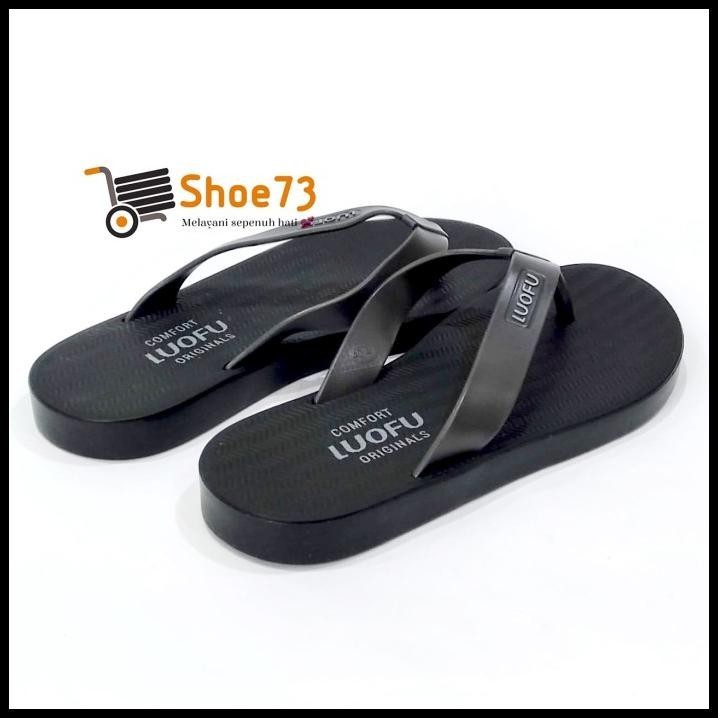 LUOFU E 6192 W6K SIZE 40-44 L SANDAL JEPIT JELLY PRIA