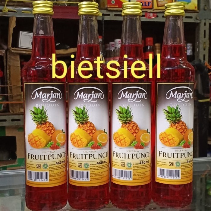 

Marjan Sirup Fruit Punch 460 Ml 12 Btl/Krt (Gosend Grab)