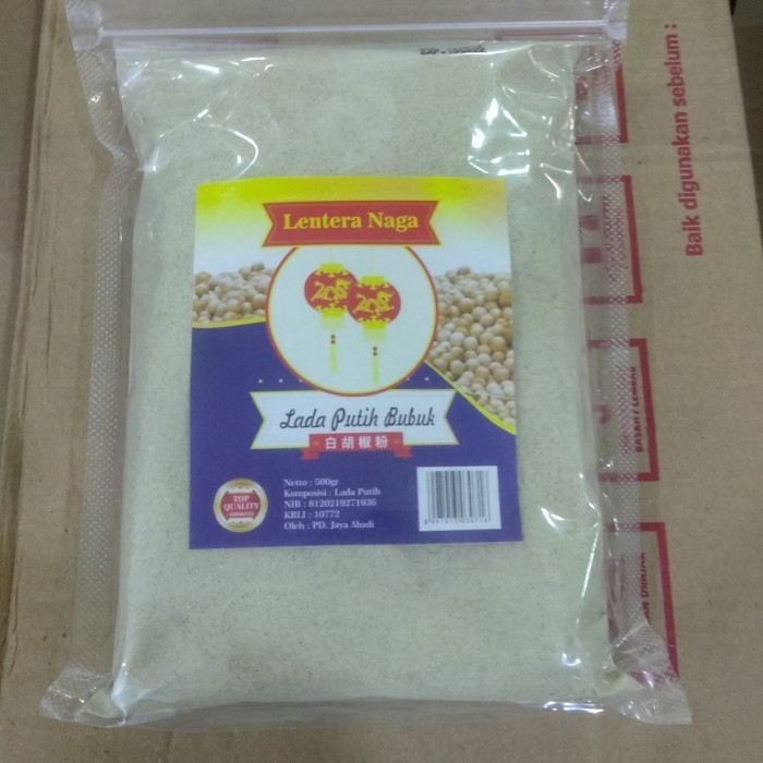 

Lentera Naga Lada Putih Bubuk 500G